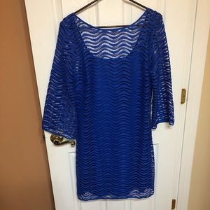 NWT Lilly Pulitzer Cobalt dress sz L